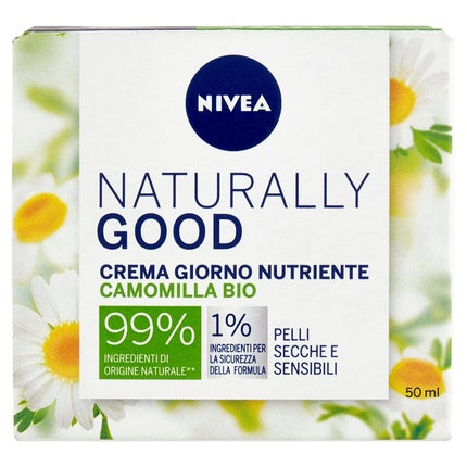 Cremă de Zi, Nivea Naturally Good Nourishing, 50ml