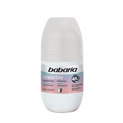Deodorant roll-on Babaria, Invisible, 50ml