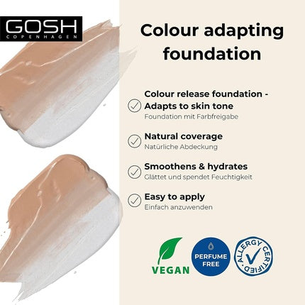 Fond de ten, Gosh, Chameleon Foundation No. 006, 30ml