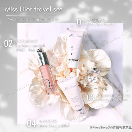 Set parfum Dior Miss Dior punguță negru blush