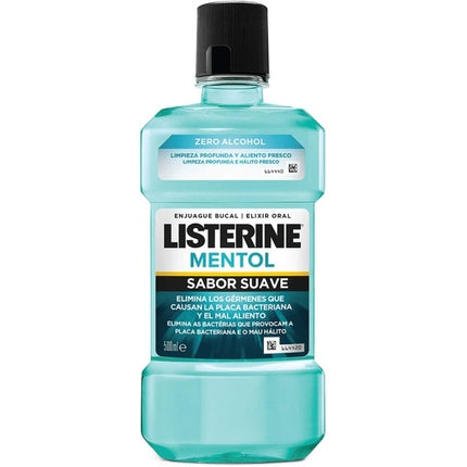 Apa de gură, Listerine, Zero Alcool, Mentă Soft, 500 ml