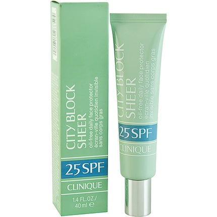 Protecție Solară Față, Clinique, City Block Sheer, 40ml, verde