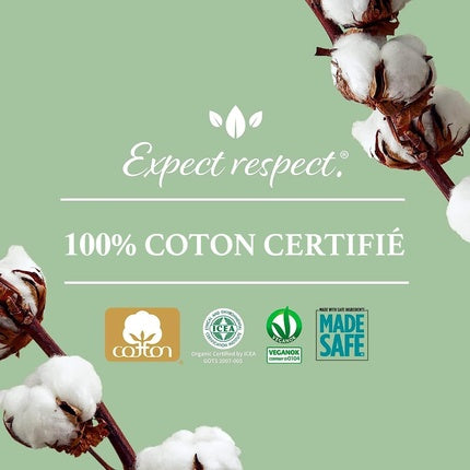 Plastuț incontinenta, Organyc, bumbac certificat, alb