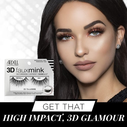 Gene False Ardell 865, Faux Mink, Negre