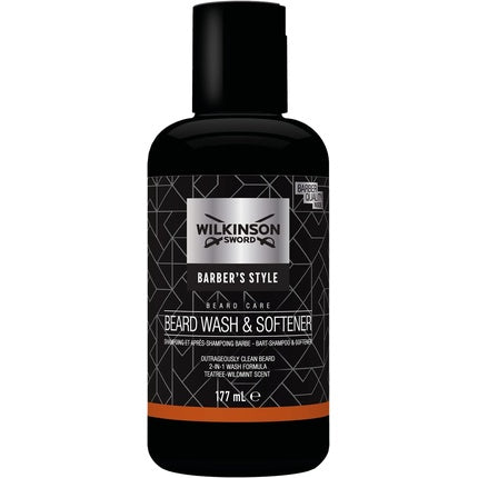 Șampon barbă, Wilkinson Sword, Barber's Style, negru, 177ml