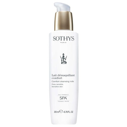 Lapte Demachiant, Sothys, Lait Démaquillant Confort, Alb, 200ml
