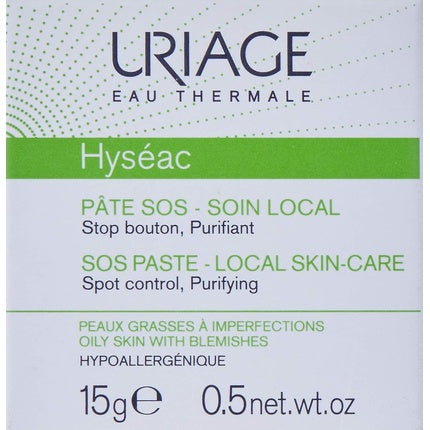 Crema Tratament Acnee, Uriage, Hyseac SOS, 15g