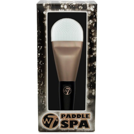Perie aplicare masca faciala, W7, Paddle Spa, alb-negru