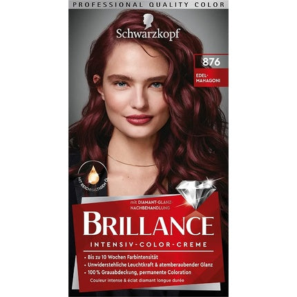 Vopsea de păr, Schwarzkopf, Brillance, mahon strălucitor