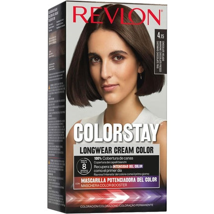 Vopsea de păr, Revlon, Colorstay Longwear Cream Color, ciocolată