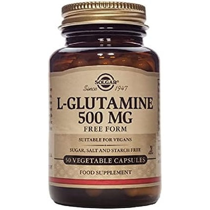 Capsule Vegetale, Solgar, L-Glutamina 500mg, Vegan