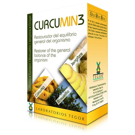 Pasta de dinți Tegor Curcumin 3, 30 tablete