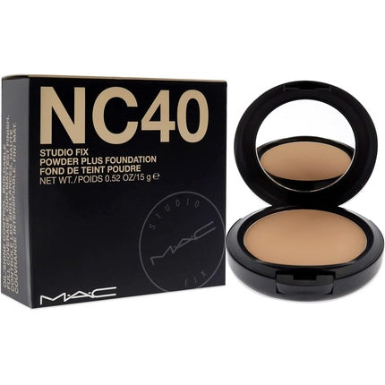 Pudră Compactă, Mac, Studio Fix Powder Plus Foundation NC40, 15g