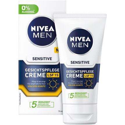 Crema facială hidratantă pentru bărbați, Nivea, cu mușețel, 75ml