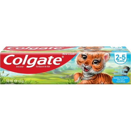 Pasta de dinti pentru copii, Colgate, Bubble Fruit, 50ml