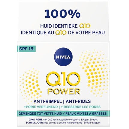 Crema de Zi Anti-Rid, Nivea Q10, Textura Usoara, 50ml