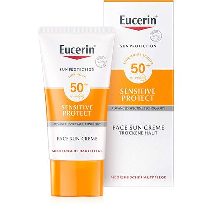 Cremă de față, Eucerin Sensitive Protect, SPF 50+, 50ml