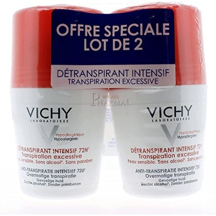 Deodorant roll-on, Vichy, 72 ore, 100 ml