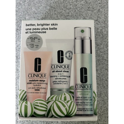 Set Îngrijire Față, Clinique, Brightening, multicolor