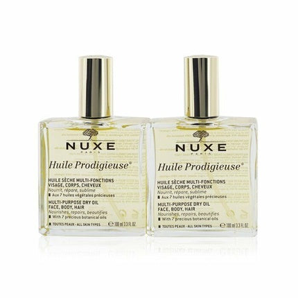 Ulei uscat pentru corp, NUXE, Huile Prodigieuse, set duo 2x100ml