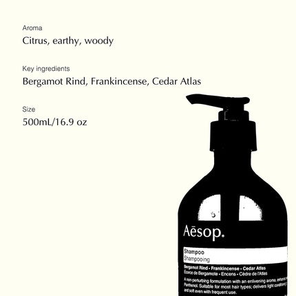 Șampon, Aesop, 500ml, ambra