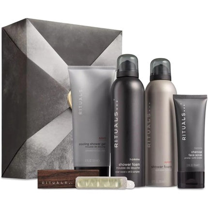 Set cadou baie si corp, Rituals L Homme, 5 produse