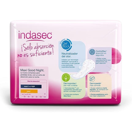 Scutece Incontinenta, Indasec Maxi Good Night, 12 bucati