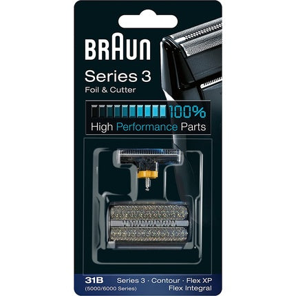 Capete de schimb aparat de ras, Braun, 3 31B, negru