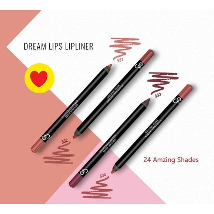 Creion de buze, Golden Rose, Dream Lips, roșu