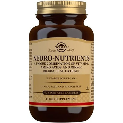 Supliment alimentar, Solgar, Neuro-Nutrients, capsule vegetale