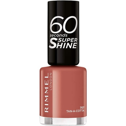Lac de unghii, Rimmel, 60 Seconds Super Shine, Tan a Cotta