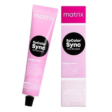 Vopsea de păr Matrix SoColor Sync Alkaline, 7AA Medium Ash Blonde, 90ml