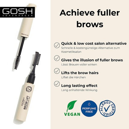 Gel Fixare Sprancene Gosh Brow Lift Lamination Incolor Vegan