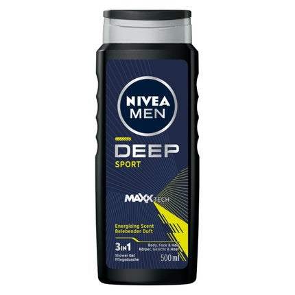 Gel de duș, Nivea, Deep Sport, 500 ml