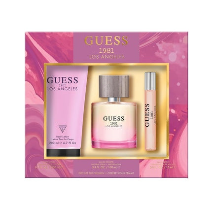 Set parfum, Guess, 1981 Los Angeles, roz