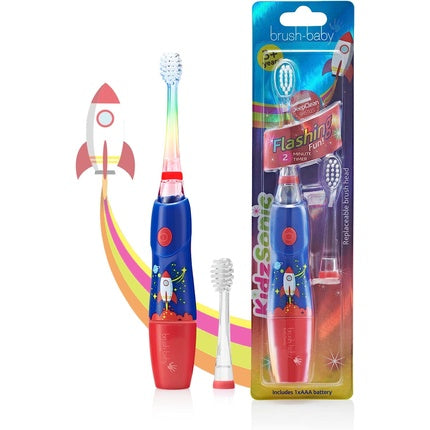 Periuță electrică copii, Brush-Baby KidzSonic, lumini disco