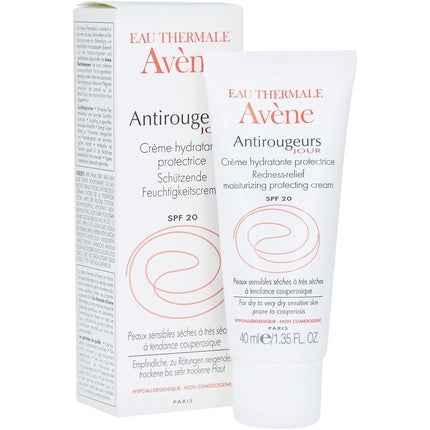Cremă Protectoare Față, Avene, Antiroșeață, SPF 20, 40ml