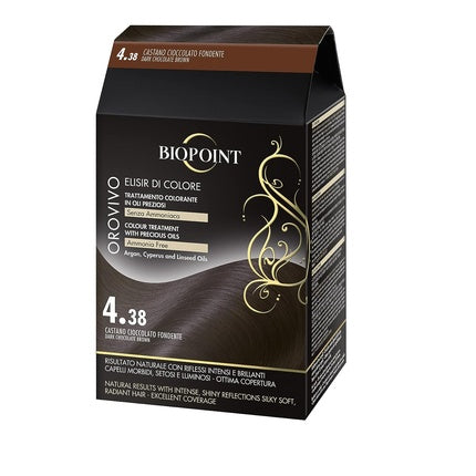 Vopsea de păr, Biopoint, Orovivo Brown Chocolate Fudge, 100g