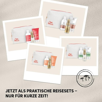 Set Șampon și Mască Wella, Nutri Enrich, alb-portocaliu