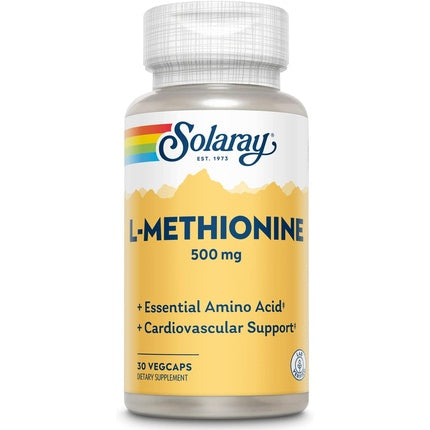 Supliment L-Methionine, Solaray, 30 capsule