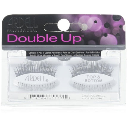 Gene False Ardell Double Up 209, Set Top & Bottom, Negru