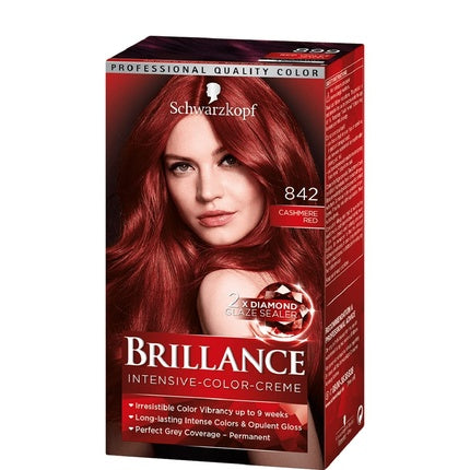 Vopsea de par, Schwarzkopf, Brillance 842, roșu