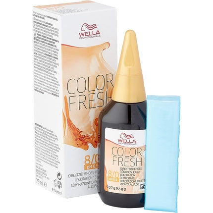 Vopsea de par semi-permanenta, Wella, Colour Fresh, 8/0 Blond Deschis, 75ml