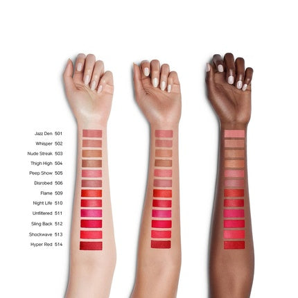 Ruj mat, Shiseido, ModernMatte Hyper Rose 514, rezistent