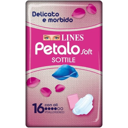 Absorbante feminine Lines Petalo Soft, 16 buc, 150g