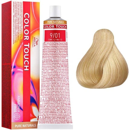 Vopsea de par, Wella, Color Touch Pure Naturals, ton 9/01