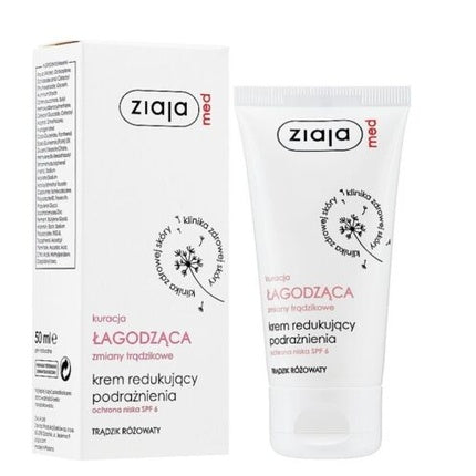 Cremă Ziaja, Med, reducere iritații, alb, 50ml