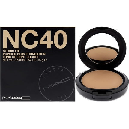 Pudră Compactă, Mac, Studio Fix Powder Plus Foundation NC40, 15g