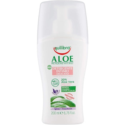 Gel de duș, Equilibra, Aloe Gentle, 200 ml