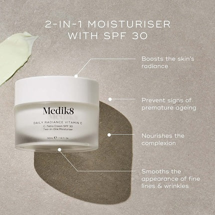 Crema de zi, Medik8, Daily Radiance, SPF 30, 50ml